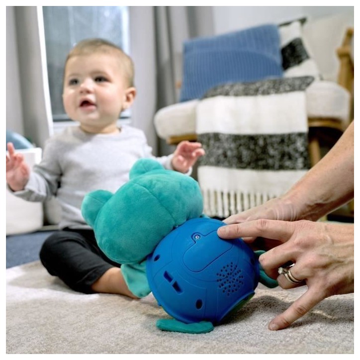 BABY EINSTEIN NEPTUNE la tortue Peluche jouet d'éveil musical,Cadeau Noel bébé, musique, couleurs 6M+