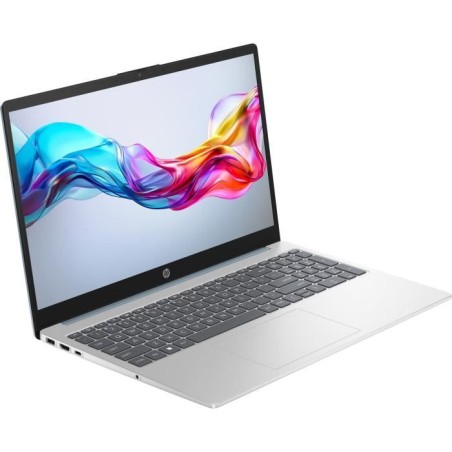 PC Portable HP 15-fd0184nf - Windows 11 - 15,6 FHD IPS - Core 5 120U - RAM 24Go - Stockage 512Go SSD - AZERTY