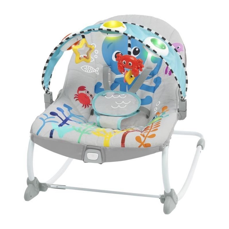 BABY EINSTEIN Transat bébé évolutif Octopus jusqu'a 18kg-Cadeau Noe BABY EINSTEIN Transat bébé évolutif Octopus jusqu'a 18kg-Cadeau Noe