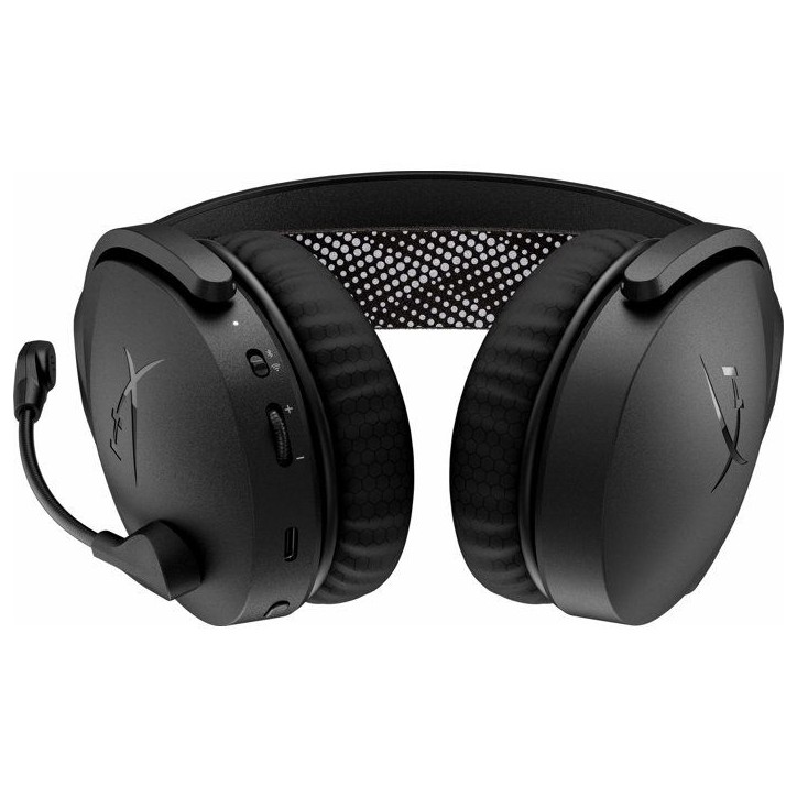 Casque Gamer Sans Fil HyperX Cloud Jet noir pour PC Mac PS5 PS4 mobiles avec câble de chargement USB Casque Gamer Sans Fil HyperX Cloud Jet noir pour PC Mac PS5 PS4 mobiles avec câble de chargement USB