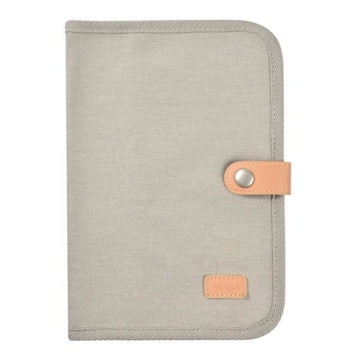 BÉABA - Protege Carnet de Santé, Gris Perle