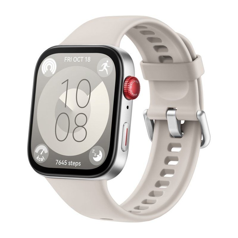 Montre connectée - HUAWEI - Watch Fit 3 - Ecran Amoled 1,82 - Blanc
