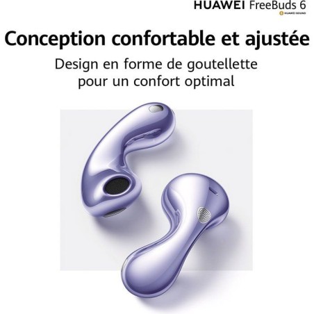 Ecouteurs sans fil - Huawei - Freebuds 6 - Blanc