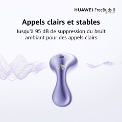 Ecouteurs sans fil - Huawei - Freebuds 6 - Blanc