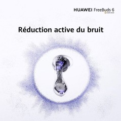 Ecouteurs sans fil - Huawei - Freebuds 6 - Blanc