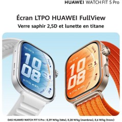 Montre connectée - Huawei - Watch Fit 5 Pro - Noir
