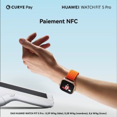 Montre connectée - Huawei - Watch Fit 5 Pro - Noir