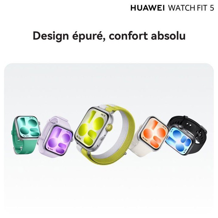 Montre connectée - Huawei - Watch Fit 5 - Blanc Montre connectée - Huawei - Watch Fit 5 - Blanc