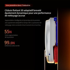 Robot de nettoyage de vitres - HUTT W10 - 10 cm/s - Réservoir 80 ml -