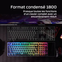 Clavier Gamer Filaire HyperX Origins 2 1800 Mécanique AZERTY PC PS5 X