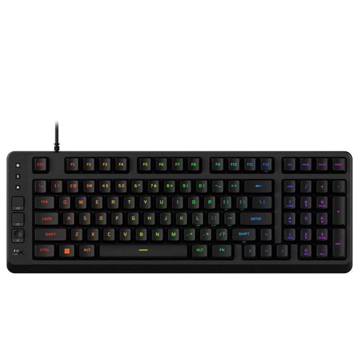 Clavier Gamer Filaire HyperX Eve 1800 Membrane AZERTY PC PS5 Xbox Series X|S, Xbox One Câble USB Type-C vers USB Type-A