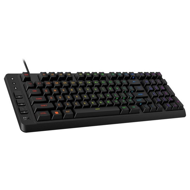 Clavier Gamer Filaire HyperX Eve 1800 Membrane AZERTY PC PS5 Xbox Series X|S, Xbox One Câble USB Type-C vers USB Type-A