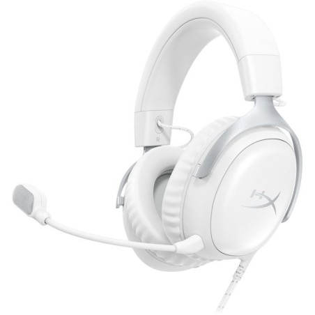 Casque Gamer Filaire HyperX Cloud III blanc pour PC PS5 PS4 Xbox X|S X