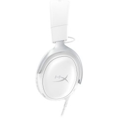 Casque Gamer Filaire HyperX Cloud III blanc pour PC PS5 PS4 Xbox X|S Xbox One Switch, Mac mobiles avec dongle et USB C vers USB