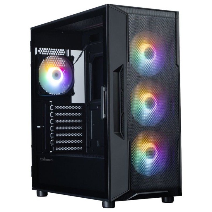 Boitier PC sans alimentation - ZALMAN i3 NEO V2 - I3NEOV2FRGBBK - Moyen tour - Format ATX - Noir Boitier PC sans alimentation - ZALMAN i3 NEO V2 - I3NEOV2FRGBBK - Moyen tour - Format ATX - Noir