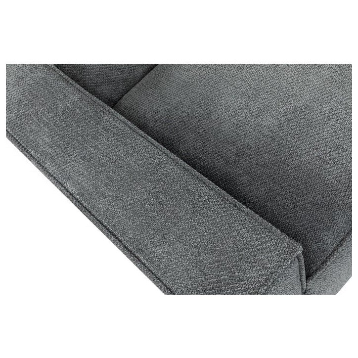 Canapé modulable - 3 places - IGOR - Tissu Gris anthracite - 198 x 94 x 70 cm Canapé modulable - 3 places - IGOR - Tissu Gris anthracite - 198 x 94 x 70 cm