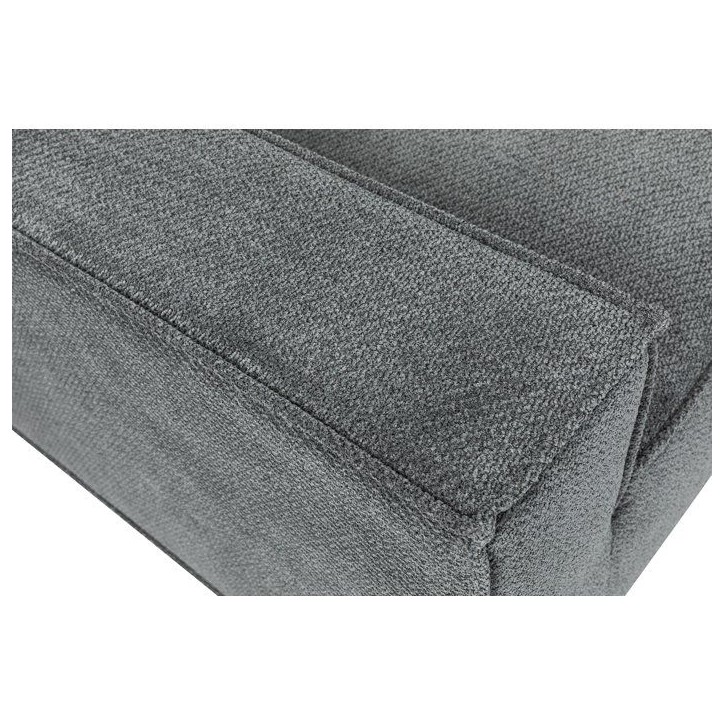 Canapé modulable - 3 places - IGOR - Tissu Gris anthracite - 198 x 94 x 70 cm Canapé modulable - 3 places - IGOR - Tissu Gris anthracite - 198 x 94 x 70 cm