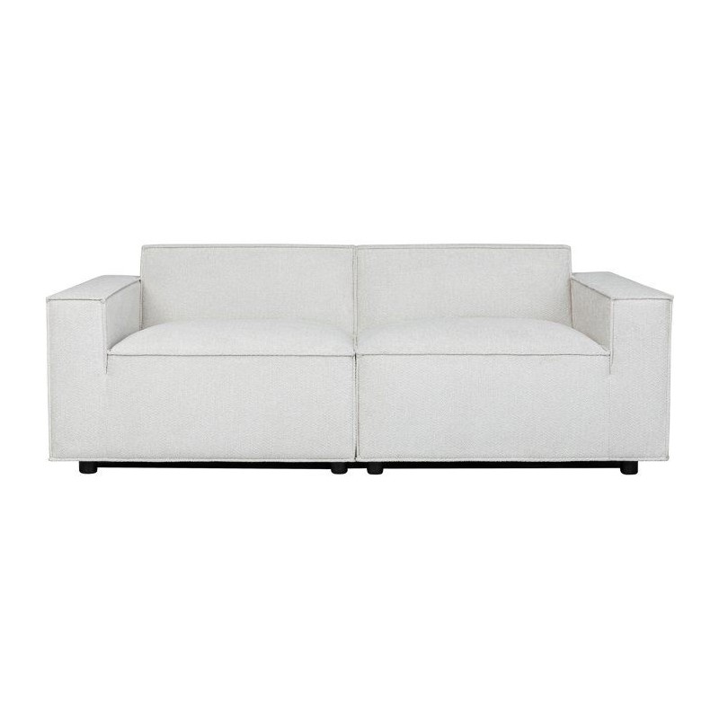 Canapé modulable - 3 places - IGOR - Tissu Beige - 198 x 94 x 70 cm