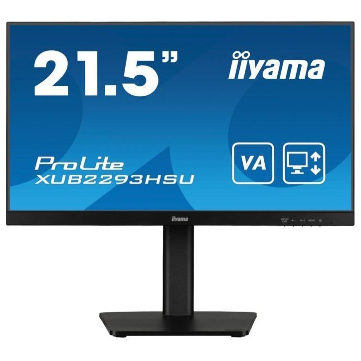 Ecran PC - IIYAMA - 21,5 - 100Hz - Dalle IPS - 1ms - Pied réglable en hauteur + Pivot - Prolite XUB2293HSU-B7 Ecran PC - IIYAMA - 21,5 - 100Hz - Dalle IPS - 1ms - Pied réglable en hauteur + Pivot - Prolite XUB2293HSU-B7