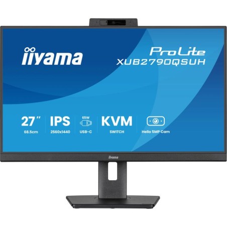Ecran PC - IIYAMA - 27 - QHD - Dalle IPS - 100Hz - 0,4ms - Pied ajusta