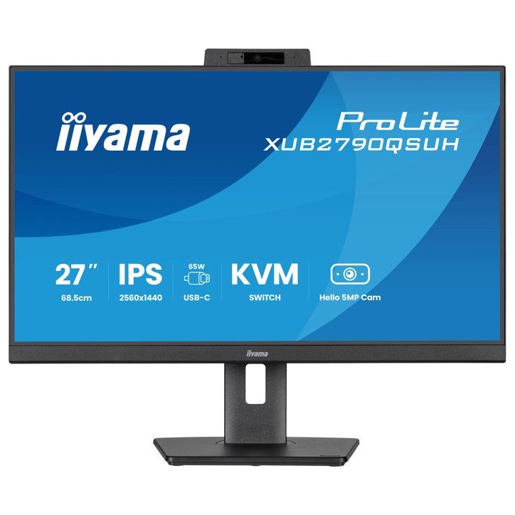 Ecran PC - IIYAMA - 27 - QHD - Dalle IPS - 100Hz - 0,4ms - Pied ajustable en hauteur - Prolite XUB2790QSUH-B2 Ecran PC - IIYAMA - 27 - QHD - Dalle IPS - 100Hz - 0,4ms - Pied ajustable en hauteur - Prolite XUB2790QSUH-B2