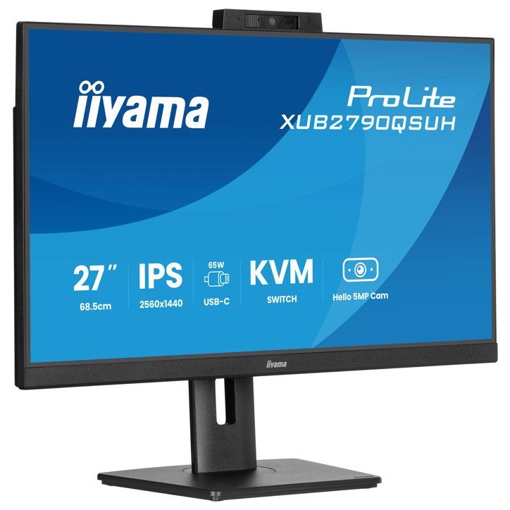 Ecran PC - IIYAMA - 27 - QHD - Dalle IPS - 100Hz - 0,4ms - Pied ajustable en hauteur - Prolite XUB2790QSUH-B2 Ecran PC - IIYAMA - 27 - QHD - Dalle IPS - 100Hz - 0,4ms - Pied ajustable en hauteur - Prolite XUB2790QSUH-B2