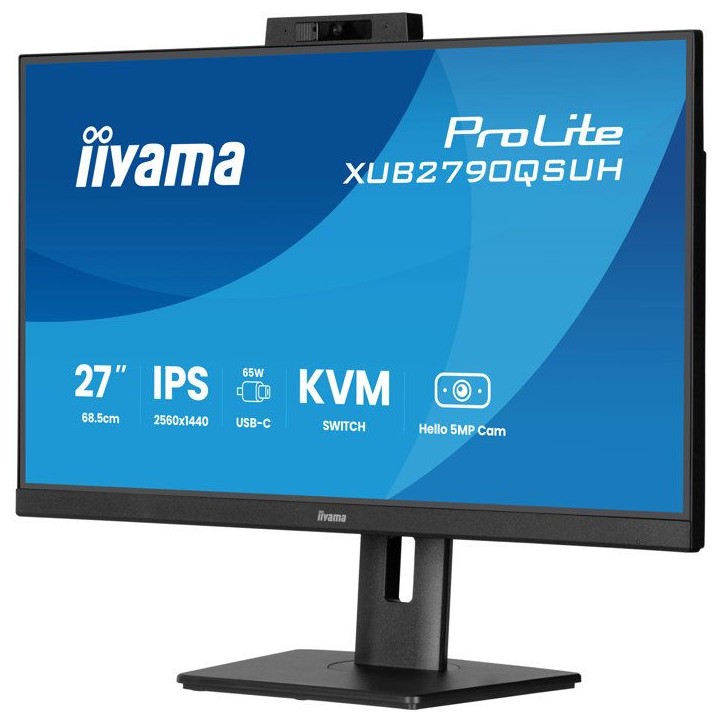 Ecran PC - IIYAMA - 27 - QHD - Dalle IPS - 100Hz - 0,4ms - Pied ajustable en hauteur - Prolite XUB2790QSUH-B2 Ecran PC - IIYAMA - 27 - QHD - Dalle IPS - 100Hz - 0,4ms - Pied ajustable en hauteur - Prolite XUB2790QSUH-B2