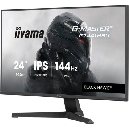 Ecran PC Gamer - IIYAMA - 24'' - FHD - 144Hz - Dalle IPS - 1ms - G-Master G2441HSU-B1