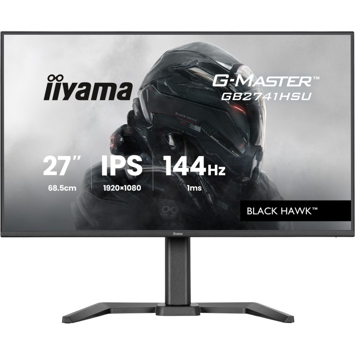 Ecran PC Gamer - IIYAMA - 27 - 144Hz - Dalle IPS - 1ms - Réglable en hauteur - G-Master Black Hawk