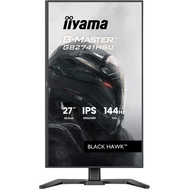 Ecran PC Gamer - IIYAMA - 27 - 144Hz - Dalle IPS - 1ms - Réglable en hauteur - G-Master Black Hawk