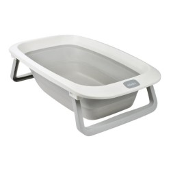 BÉABA - Baignoire Pliable bébé - Ultra Compacte - Pieds antidérapa