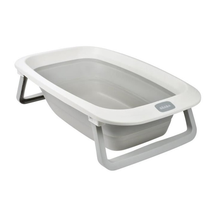 BÉABA - Baignoire Pliable bébé - Ultra Compacte - Pieds antidérapants - Bouchon de vidange - Eazy Pop Camélé'O - 29L - Gri BÉABA - Baignoire Pliable bébé - Ultra Compacte - Pieds antidérapants - Bouchon de vidange - Eazy Pop Camélé'O - 29L - Gri