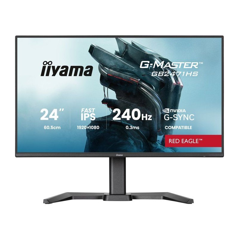 Ecran PC Gamer - IIYAMA - 23,8 - FHD - 240Hz - Dalle Fast IPS - 0.3ms