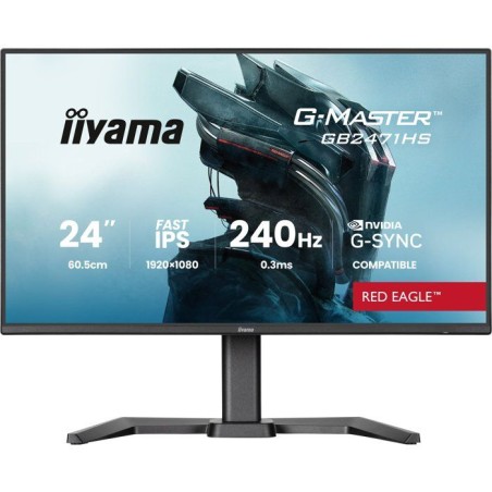 Ecran PC Gamer - IIYAMA - 23,8 - FHD - 240Hz - Dalle Fast IPS - 0.3ms