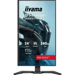 Ecran PC Gamer - IIYAMA - 23,8 - FHD - 240Hz - Dalle Fast IPS - 0.3ms - Réglable en hauteur - G-Master Red Eagle