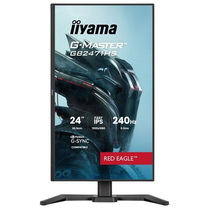 Ecran PC Gamer - IIYAMA - 23,8 - FHD - 240Hz - Dalle Fast IPS - 0.3ms - Réglable en hauteur - G-Master Red Eagle Ecran PC Gamer - IIYAMA - 23,8 - FHD - 240Hz - Dalle Fast IPS - 0.3ms - Réglable en hauteur - G-Master Red Eagle