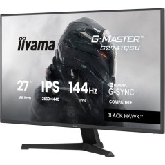 Ecran PC Gamer - IIYAMA - 27 - QHD - 144Hz - Dalle IPS - 1ms - G-Master Black Hawk G2741QSU-B1