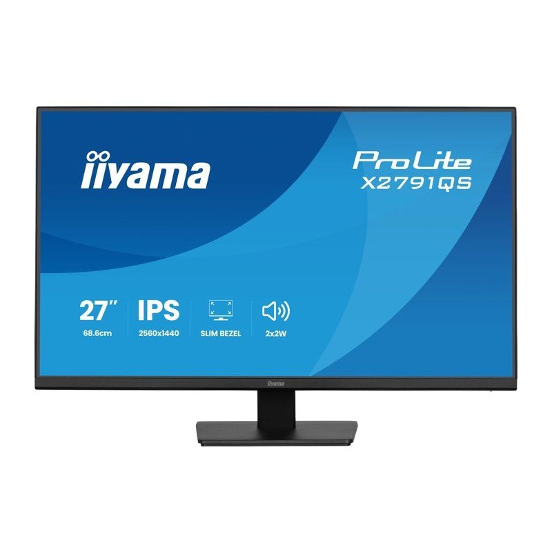 Ecran PC - IIYAMA - 27 - QHD - 75Hz - IPS - 1ms - PROLITE X2791QS-B1