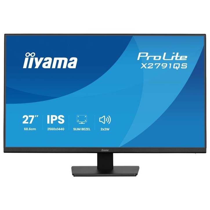 Ecran PC - IIYAMA - 27 - QHD - 75Hz - IPS - 1ms - PROLITE X2791QS-B1 Ecran PC - IIYAMA - 27 - QHD - 75Hz - IPS - 1ms - PROLITE X2791QS-B1