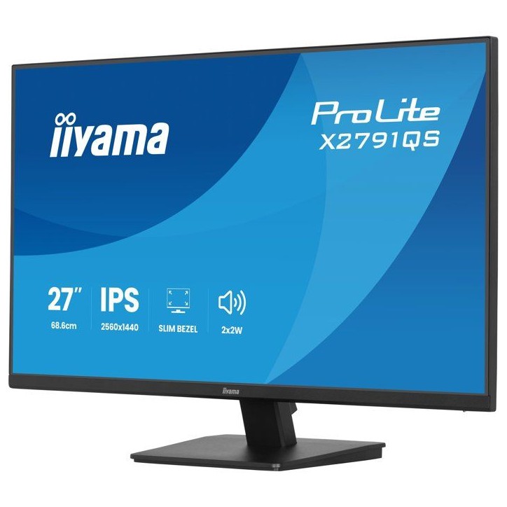Ecran PC - IIYAMA - 27 - QHD - 75Hz - IPS - 1ms - PROLITE X2791QS-B1 Ecran PC - IIYAMA - 27 - QHD - 75Hz - IPS - 1ms - PROLITE X2791QS-B1