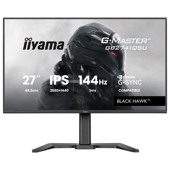 Ecran PC Gamer - IIYAMA - 27 - QHD - 144Hz - Dalle IPS - 1ms - Réglable en hauteur - G-Master Black Hawk4Hz Ecran PC Gamer - IIYAMA - 27 - QHD - 144Hz - Dalle IPS - 1ms - Réglable en hauteur - G-Master Black Hawk4Hz
