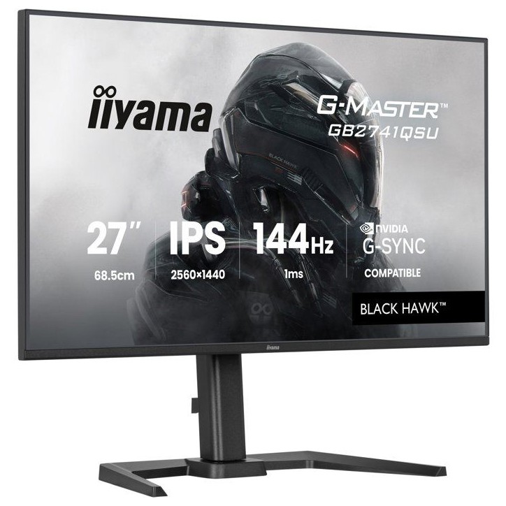 Ecran PC Gamer - IIYAMA - 27 - QHD - 144Hz - Dalle IPS - 1ms - Réglable en hauteur - G-Master Black Hawk4Hz Ecran PC Gamer - IIYAMA - 27 - QHD - 144Hz - Dalle IPS - 1ms - Réglable en hauteur - G-Master Black Hawk4Hz