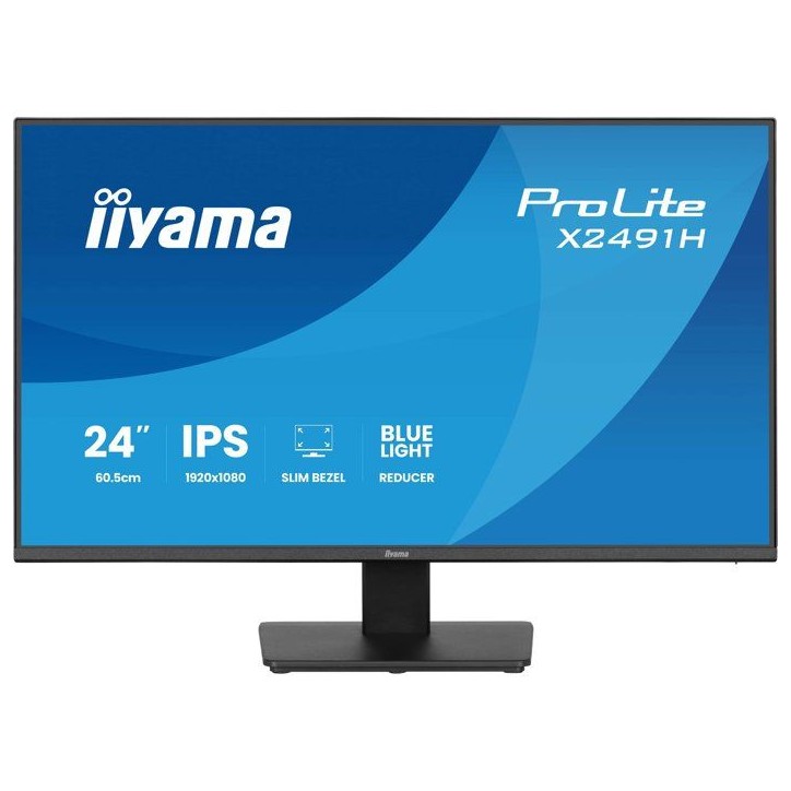 Ecran PC - IIYAMA - 23,8 - Full HD - 120Hz - IPS - 1ms - PROLITE X2491H-B1 Ecran PC - IIYAMA - 23,8 - Full HD - 120Hz - IPS - 1ms - PROLITE X2491H-B1