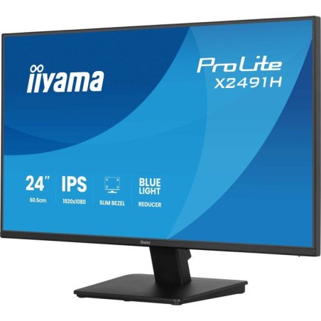 Ecran PC - IIYAMA - 23,8 - Full HD - 120Hz - IPS - 1ms - PROLITE X2491H-B1