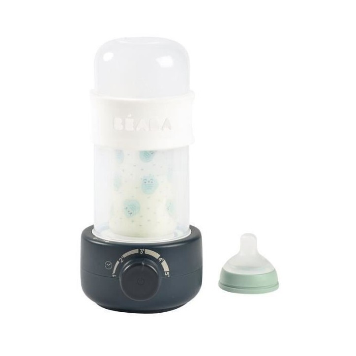BÉABA - Chauffe Biberon/Petits Pots - Stérilisateur Biberon - Chauffe Lait Maternel - Vapeur douce - Baby Milk Second - Night BÉABA - Chauffe Biberon/Petits Pots - Stérilisateur Biberon - Chauffe Lait Maternel - Vapeur douce - Baby Milk Second - Night