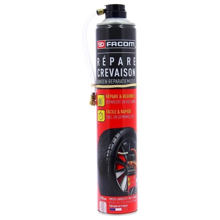 FACOM Répare crevaison - Sans démontage - 750 ml FACOM Répare crevaison - Sans démontage - 750 ml