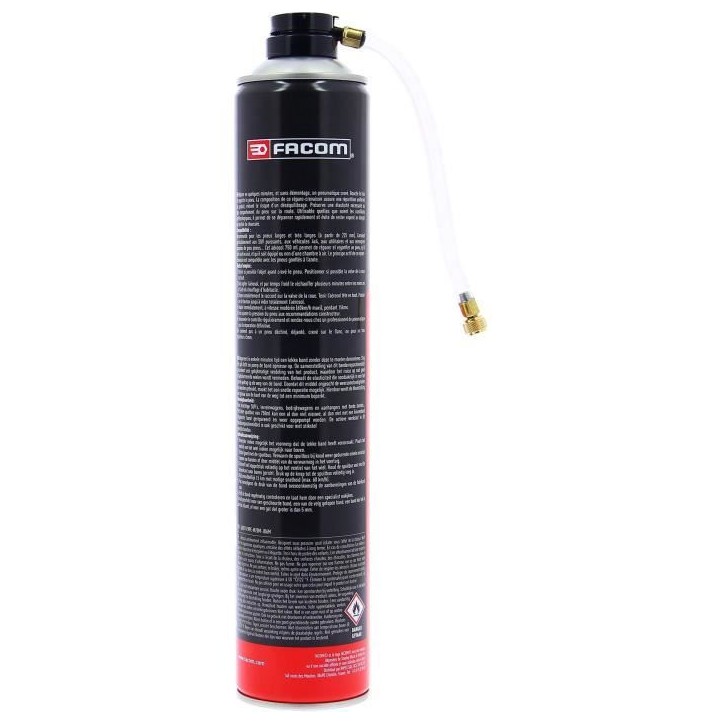 FACOM Répare crevaison - Sans démontage - 750 ml FACOM Répare crevaison - Sans démontage - 750 ml