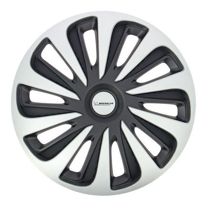 MICHELIN Enjoliveur 14 NVS 3D par 4 en boîte Noir MICHELIN Enjoliveur 14 NVS 3D par 4 en boîte Noir
