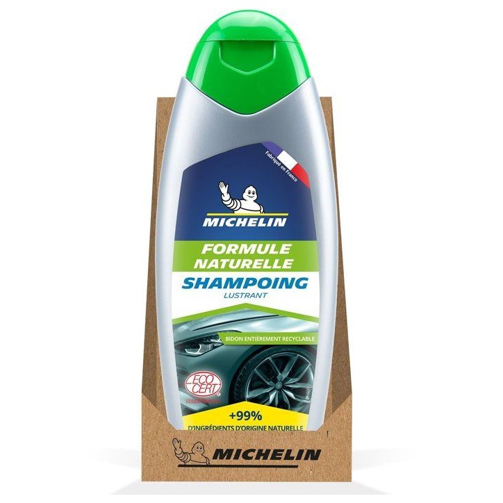 Shampoing - MICHELIN - Formule Naturelle - Lustrant auto - 500ml Shampoing - MICHELIN - Formule Naturelle - Lustrant auto - 500ml