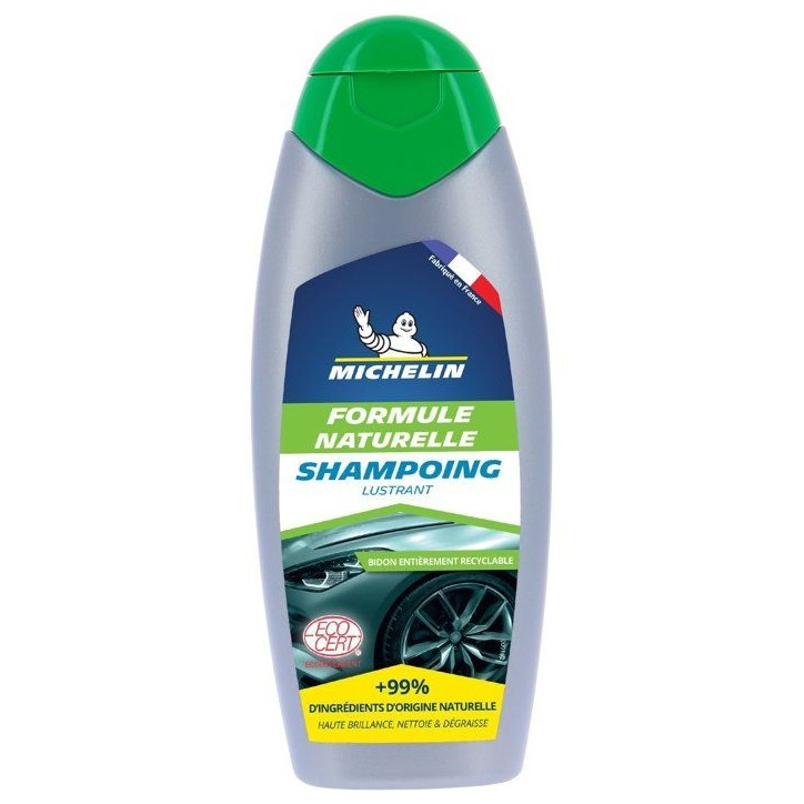 Shampoing - MICHELIN - Formule Naturelle - Lustrant auto - 500ml Shampoing - MICHELIN - Formule Naturelle - Lustrant auto - 500ml